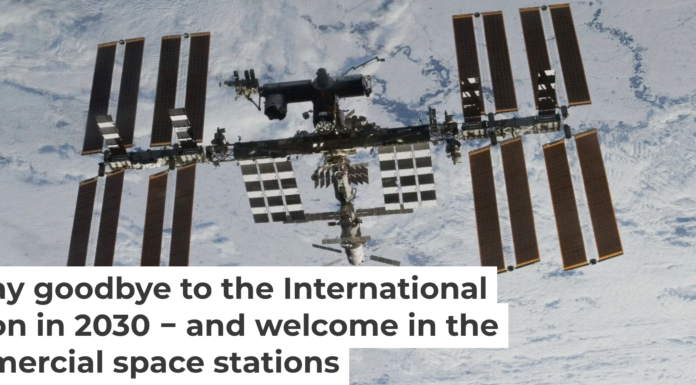 The International Space Station will be brought down in 2030. NASA via AP